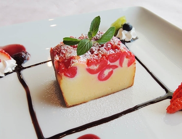さくらんぼのクラフティ