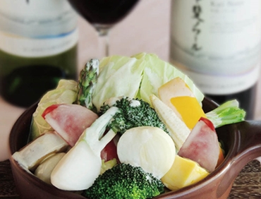 冬野菜と信玄鶏の煮込みバーニャカウダ