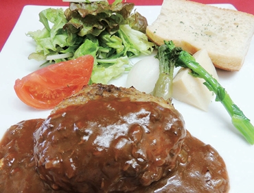 ガイア特製手ごねハンバーグ