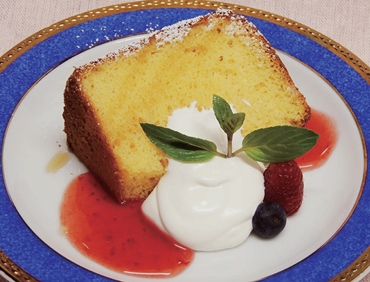 本日のシフォンケーキ