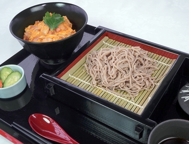 ざる蕎麦&親子丼